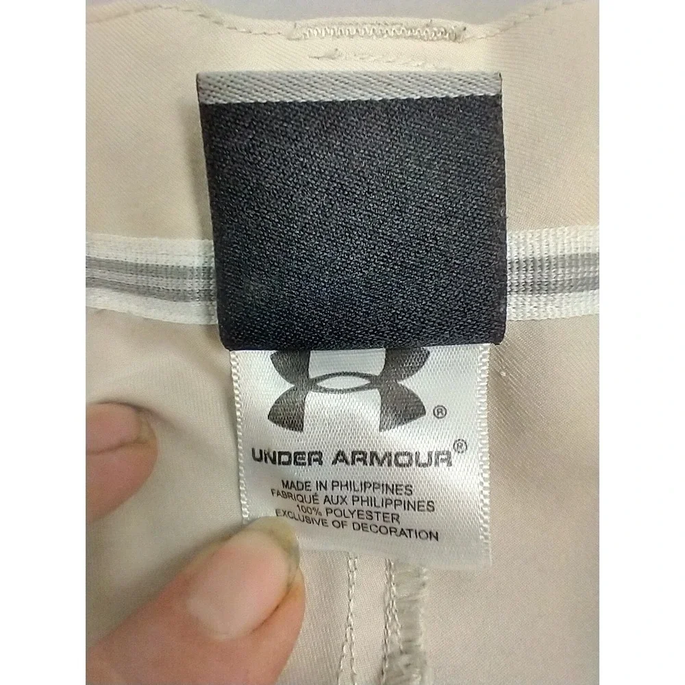 Under Armour Performance Tan Golf Shorts Men's Size 34 Single Front Pleat‎ Khaki